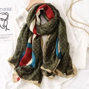 3/$30 I'm So Good Cotton Scarf Green